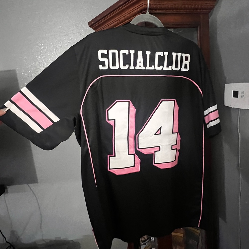 Anti Social Social Club Jersey - Black/Pink - NWT - unworn - late 2023 drop - XL